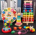 5-6pcs/set Montessori Wooden Toys for Babies Boy Girl Gift Baby Development Games Wood Puzzle for Kids Educational Learning Toy