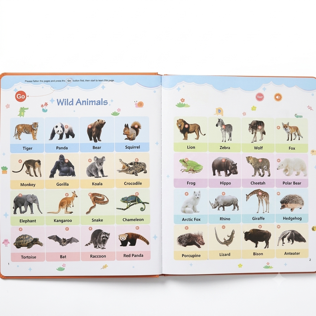Interactive English Sound Book for Kids
