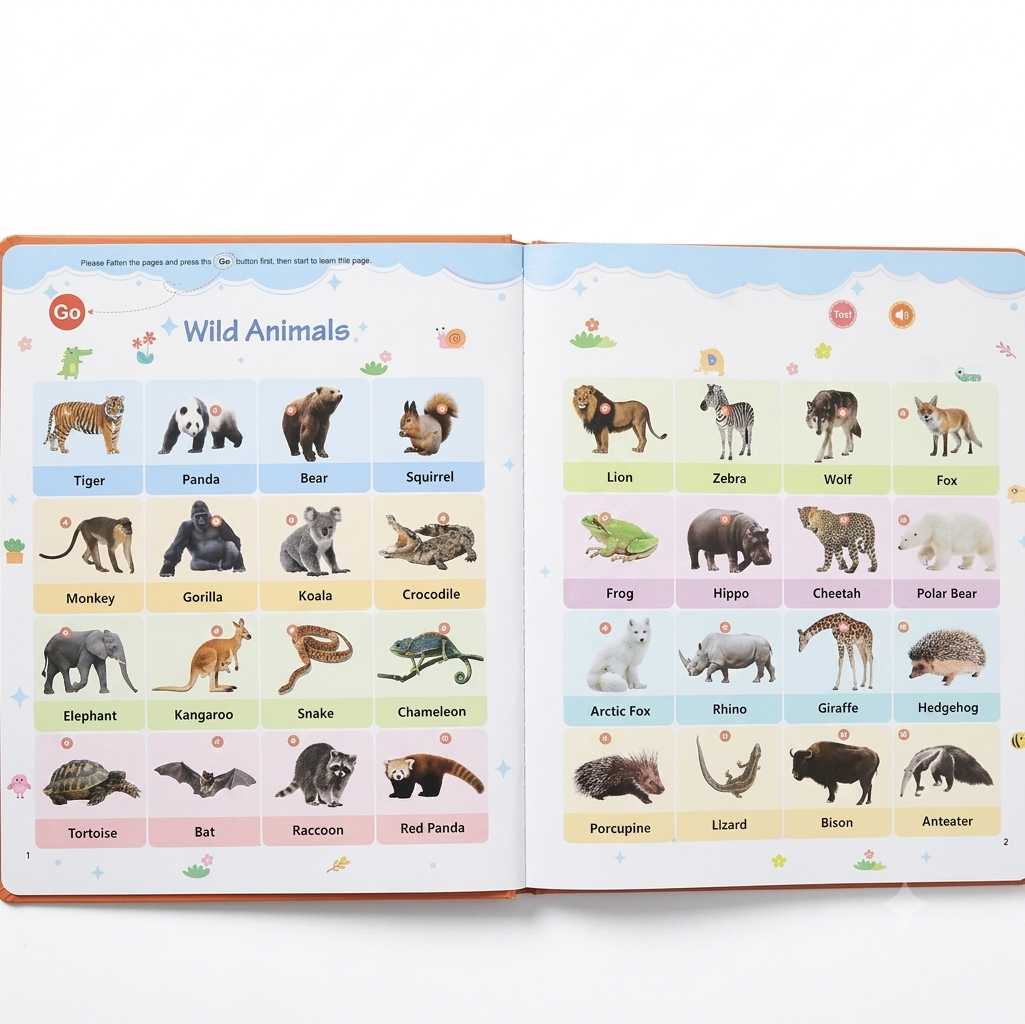 Interactive English Sound Book for Kids