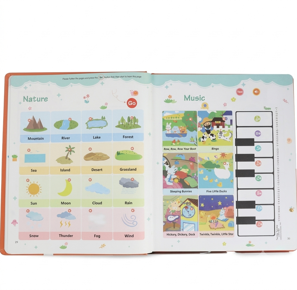 Interactive English Sound Book for Kids