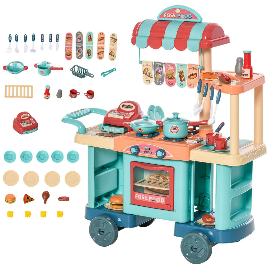 Mini Chef Fast Food Cart